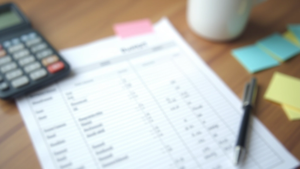 Handschriftliches Finanzplan mit Kategorien für Einnahmen, Ausgaben und Sparziele auf Papier